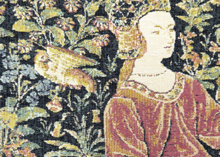 De Wandeling Wandtapijten Andere Middeleeuwse - Mille Fleurs Tapestries