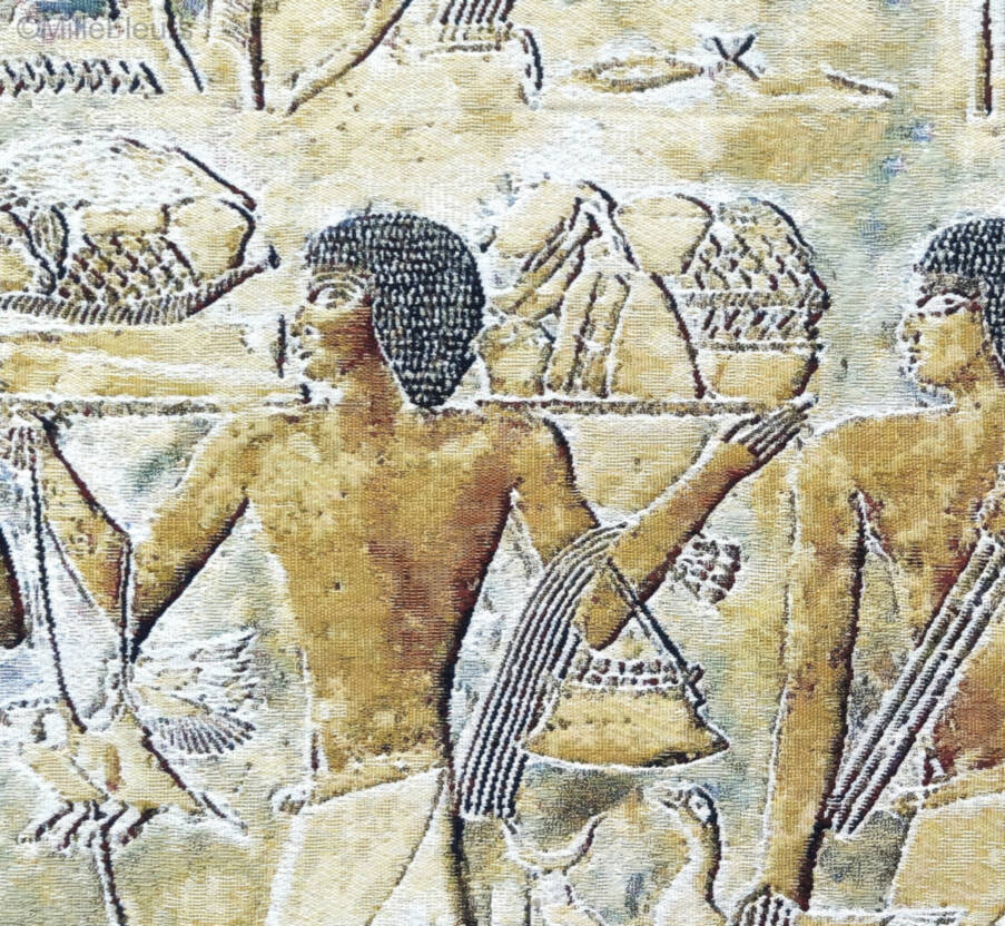 Saqqarah Offerings Wall tapestries Ancient Art - Mille Fleurs Tapestries