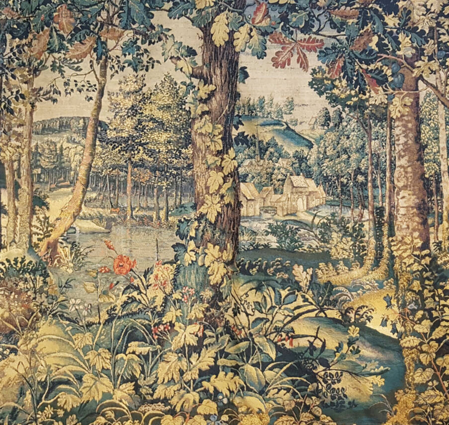 Bosland Wandtapijten Verdures - Mille Fleurs Tapestries