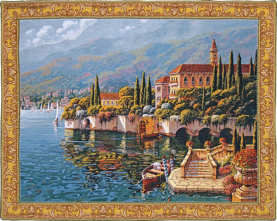 Varenna Reflections Wall tapestries Bob Pejman - Mille Fleurs Tapestries