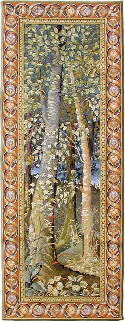 Bosrijke Heuvels Wandtapijten Verdures - Mille Fleurs Tapestries