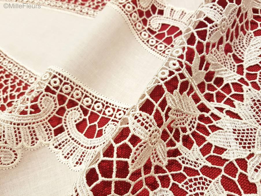 Ovaal Kant Guipure Kantwerk - Mille Fleurs Tapestries
