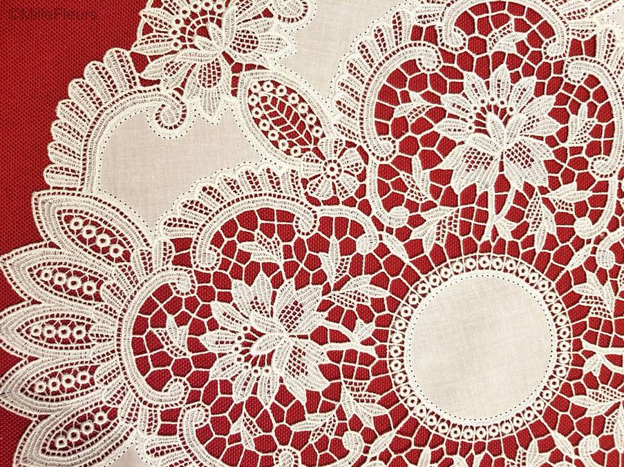 Rond Kant Guipure Kantwerk - Mille Fleurs Tapestries