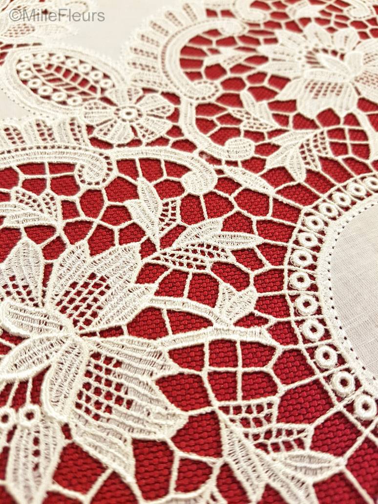 Rond Kant Guipure Kantwerk - Mille Fleurs Tapestries