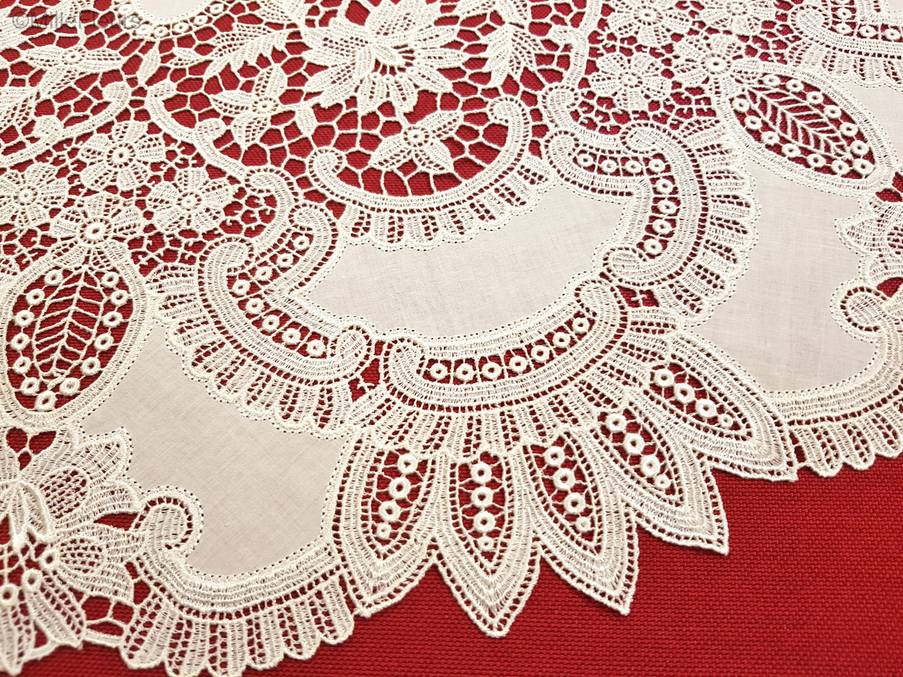 Rond Kant Guipure Kantwerk - Mille Fleurs Tapestries