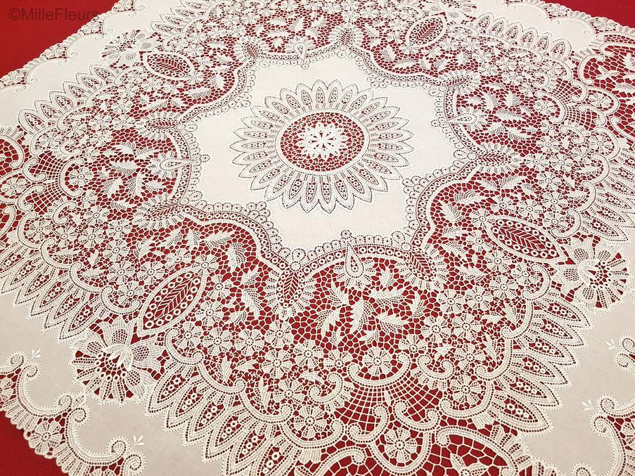 Vierkant Kant Guipure Kantwerk - Mille Fleurs Tapestries