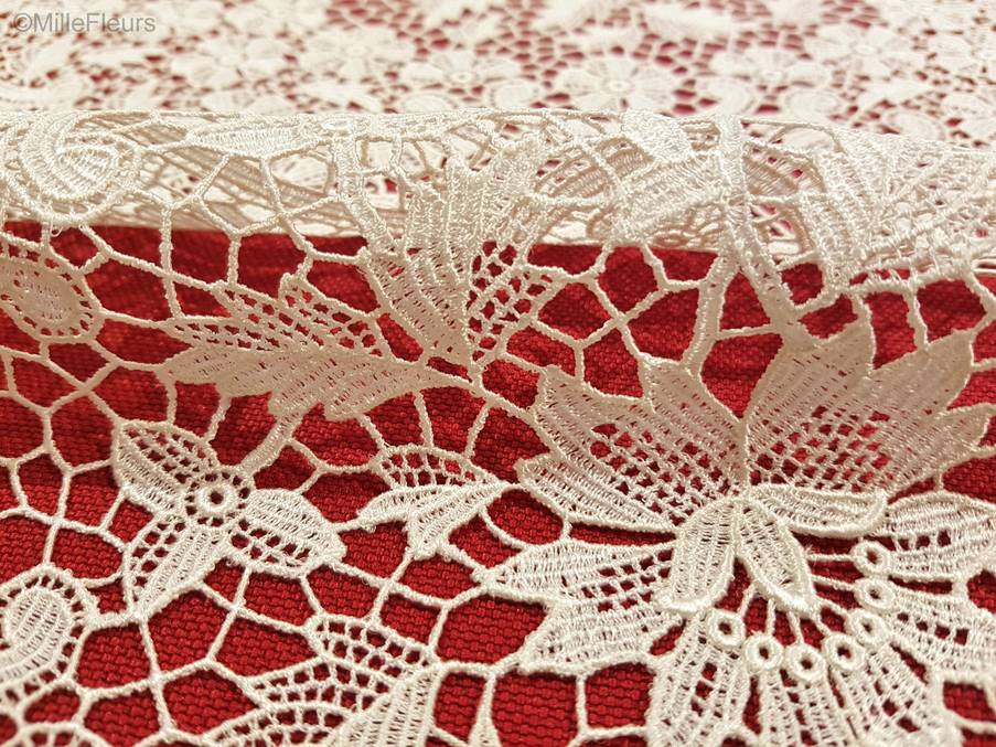 Vierkant Kant Guipure Kantwerk - Mille Fleurs Tapestries