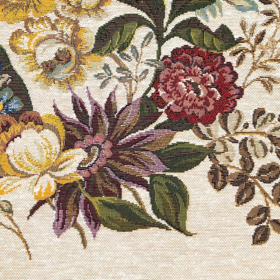 Carafe, beige Sierkussens Bloemen klassiek - Mille Fleurs Tapestries