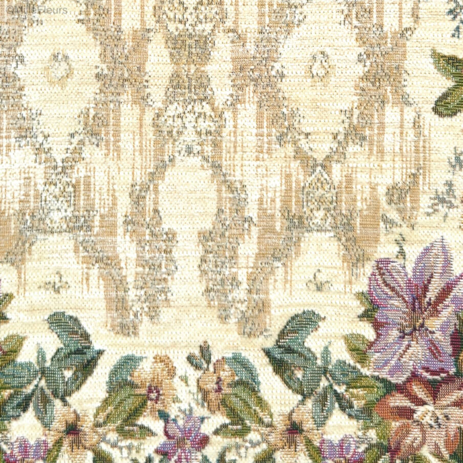 Turin, ivory Tapestry cushions Classic Flowers - Mille Fleurs Tapestries