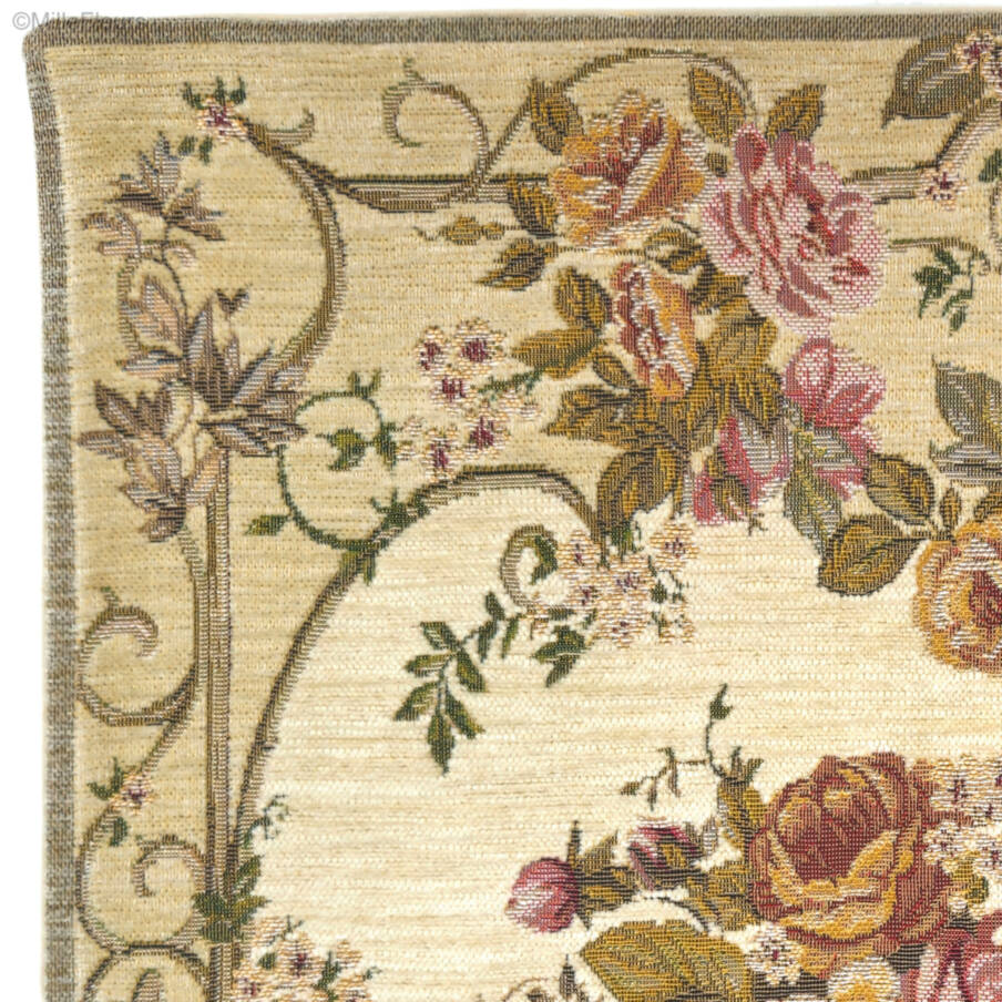 Vermont, ivoor/beige Sierkussens Bloemen klassiek - Mille Fleurs Tapestries