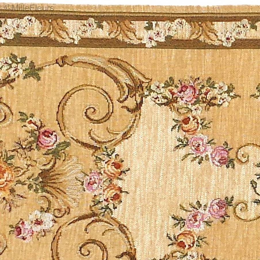 Haiti, beige Tapestry runners Traditional - Mille Fleurs Tapestries