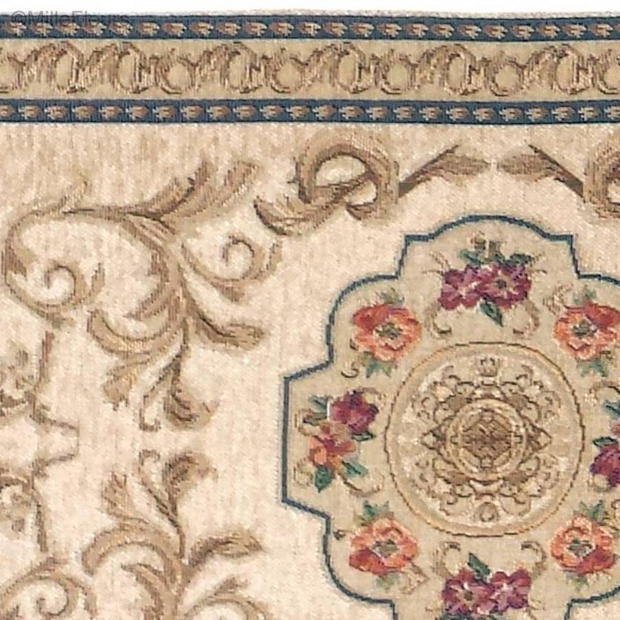 Louvre, beige Caminos de mesa Tradicional - Mille Fleurs Tapestries