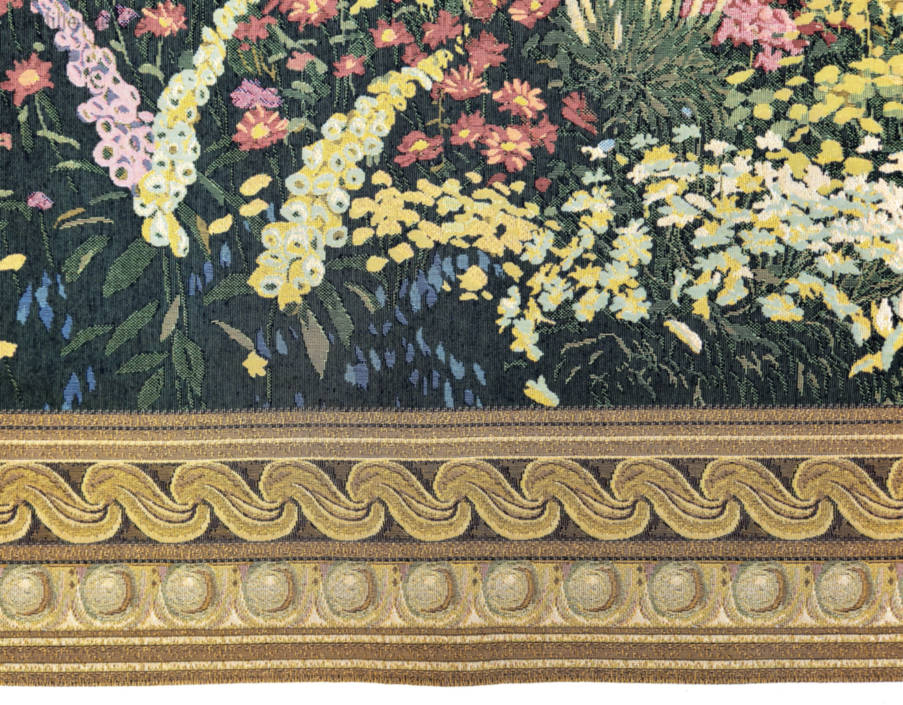 Rustige Tuin Wandtapijten Kastelen en Tuinen - Mille Fleurs Tapestries