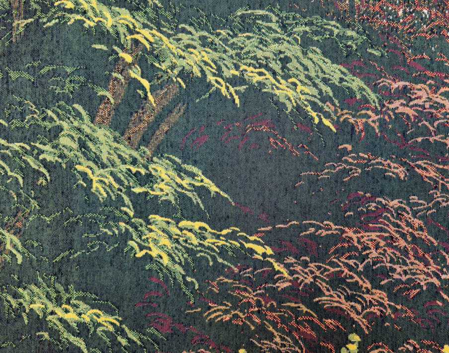 Rustige Tuin Wandtapijten Kastelen en Tuinen - Mille Fleurs Tapestries