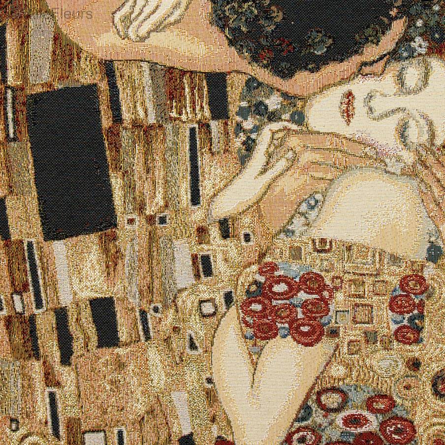 Le Baiser (Gustav Klimt) Housses de coussin Gustav Klimt - Mille Fleurs Tapestries