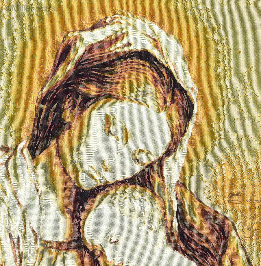 Madonna en Kind Wandtapijten Religieus - Mille Fleurs Tapestries