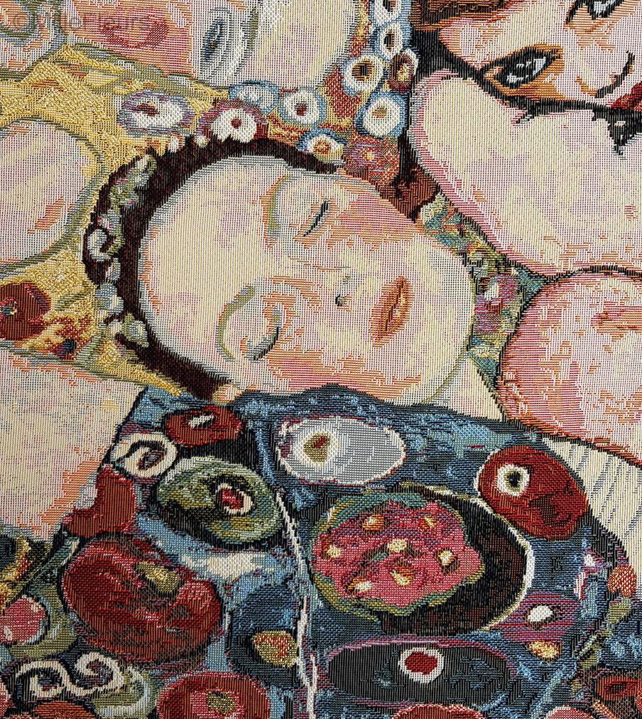 De Maagd (Klimt) Wandtapijten Gustav Klimt - Mille Fleurs Tapestries