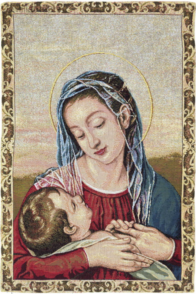 Notre Dame de la Providence Tapisseries murales Religieux - Mille Fleurs Tapestries
