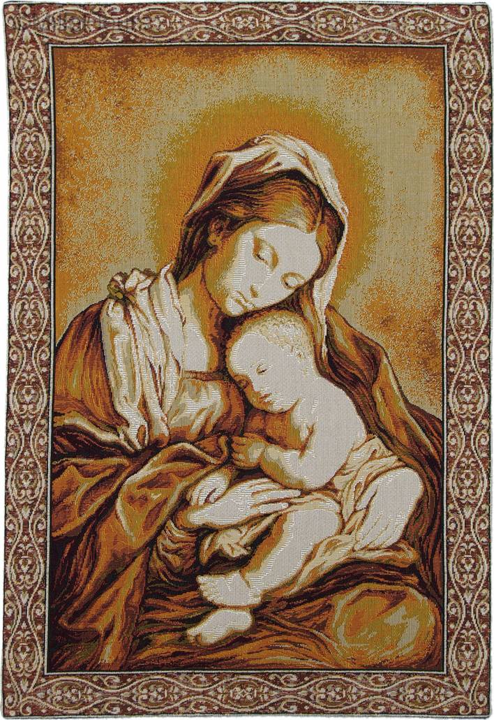 Vierge à l'Enfant Tapisseries murales Religieux - Mille Fleurs Tapestries