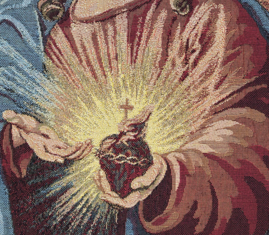 Sacré-Cœur Tapisseries murales Religieux - Mille Fleurs Tapestries
