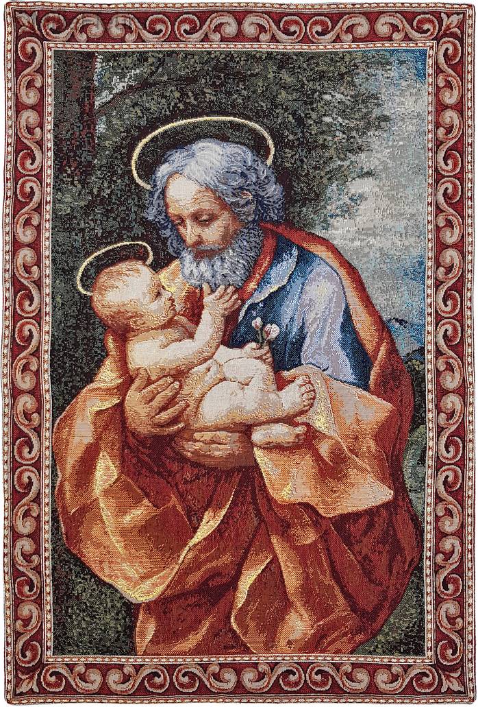 Jozef van Nazareth Wandtapijten Religieus - Mille Fleurs Tapestries