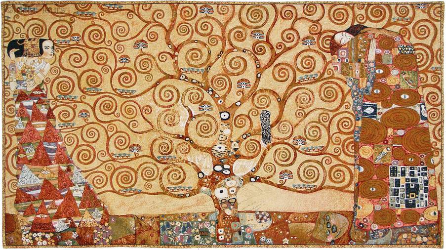 Frises de Stoclet (Klimt) Tapisseries murales Gustav Klimt - Mille Fleurs Tapestries