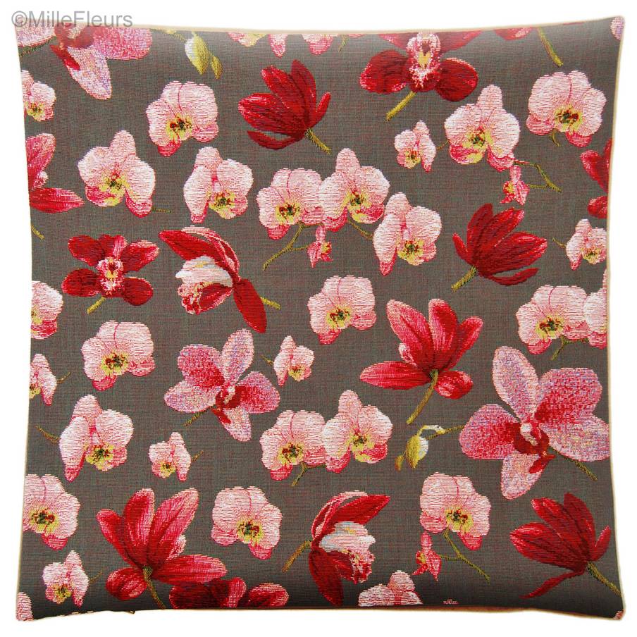 Orchidées Housses de coussin *** liquidation *** - Mille Fleurs Tapestries