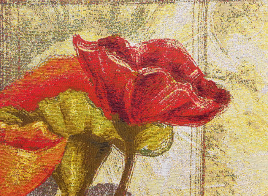 Red Storm I (Jeana) Tapisseries murales Art Edition - Mille Fleurs Tapestries