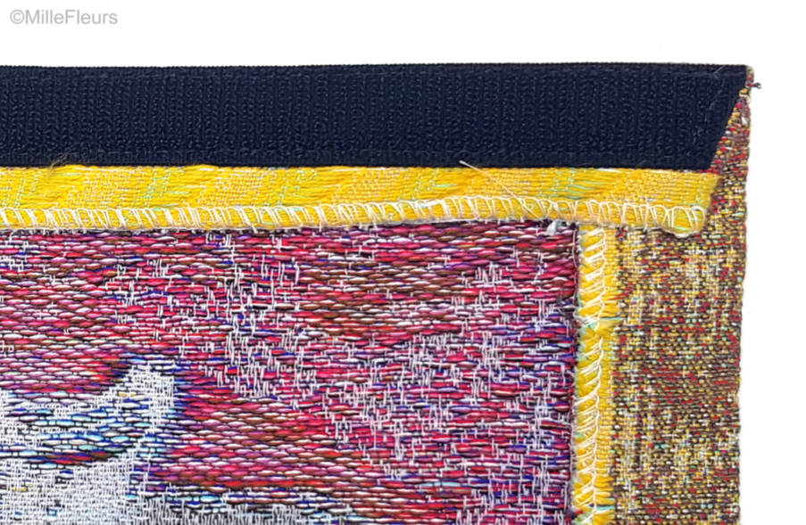 Red Storm I (Jeana) Tapisseries murales Art Edition - Mille Fleurs Tapestries