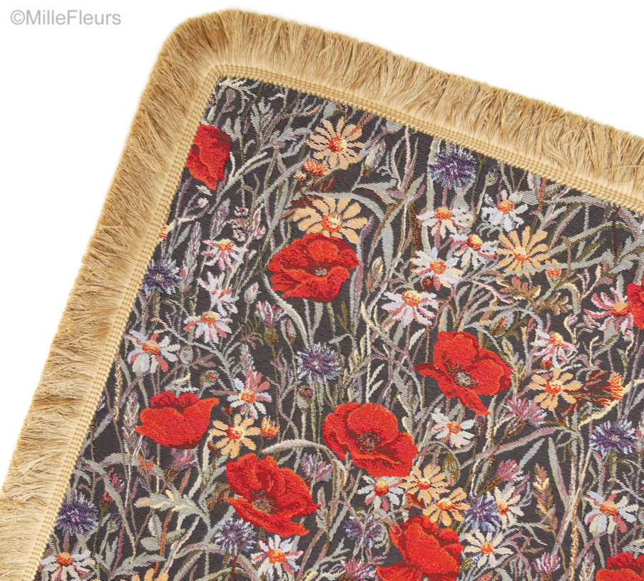 Prairie de Pavots Plaids *** LIQUIDATION *** - Mille Fleurs Tapestries