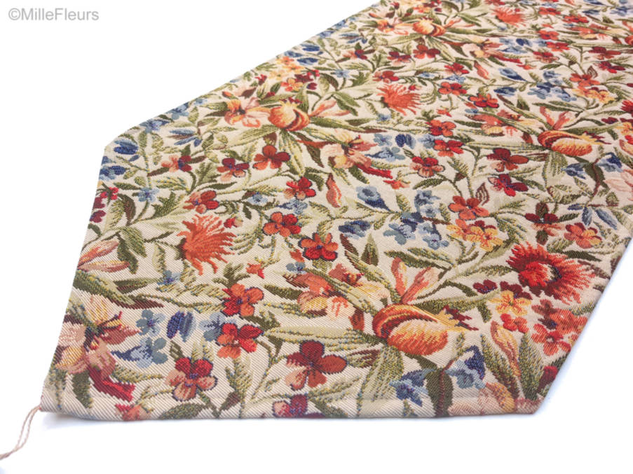 Bloemenweide Tafellopers Bloemen - Mille Fleurs Tapestries