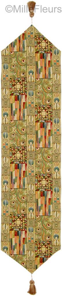 Ornements (Klimt) Chemins de table Gustav Klimt - Mille Fleurs Tapestries