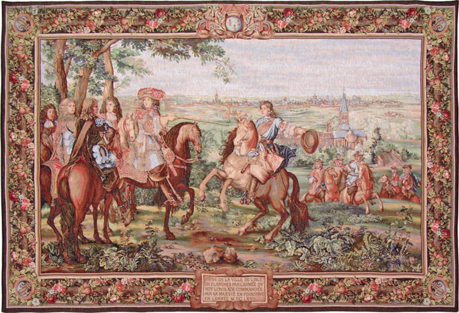 La Prise de Lille Tapisseries murales Renaissance - Mille Fleurs Tapestries