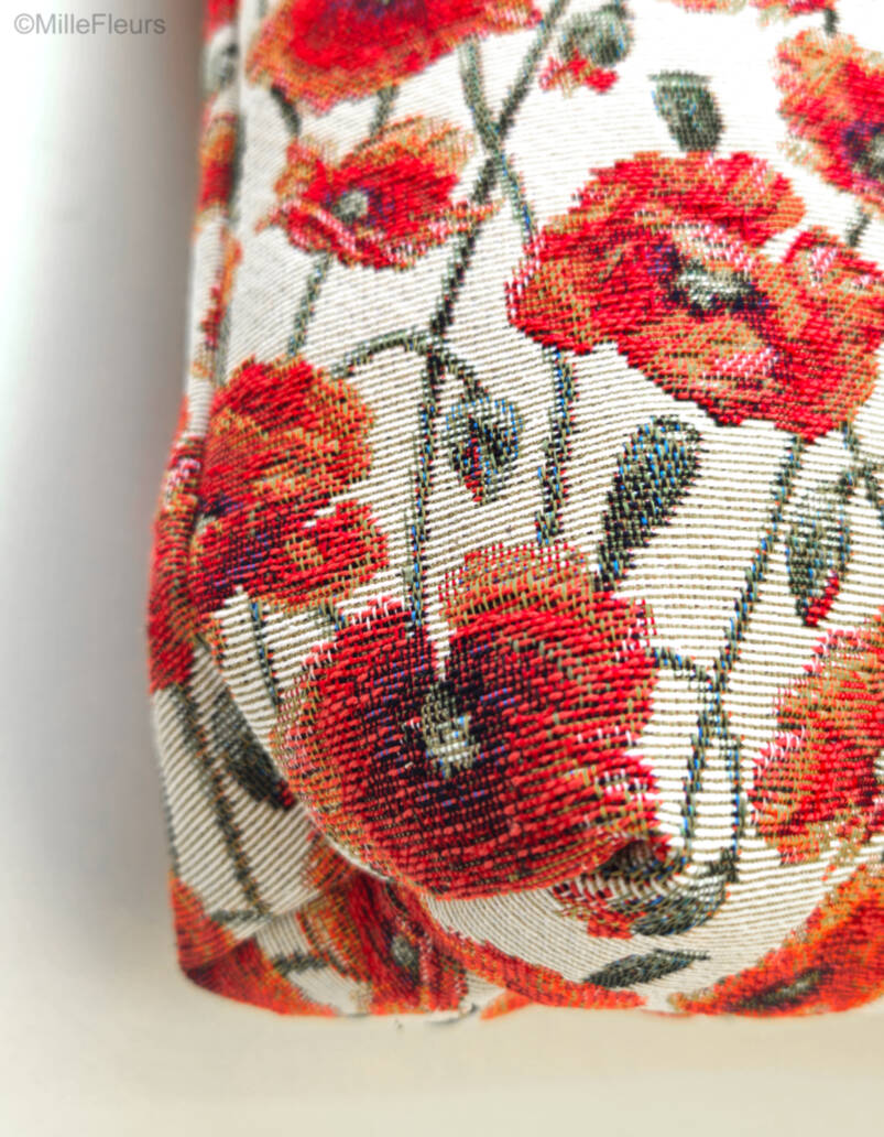 Flanders Fields Tote Bags Flowers - Mille Fleurs Tapestries