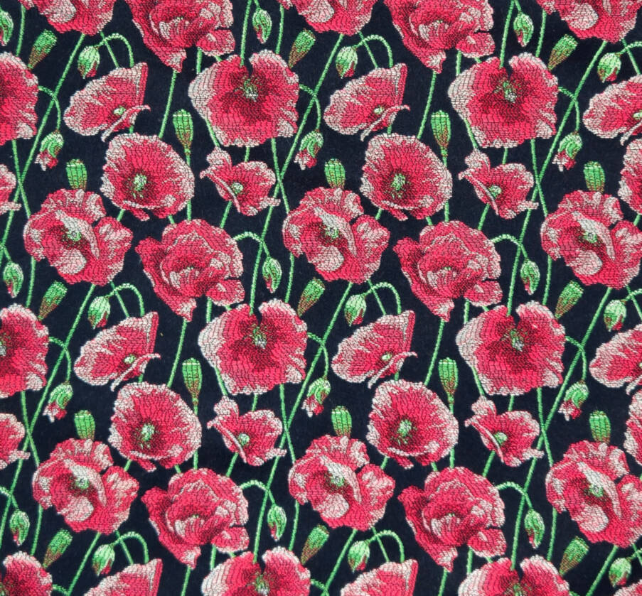 Klaprozentuin Sierkussens Klaprozen - Mille Fleurs Tapestries