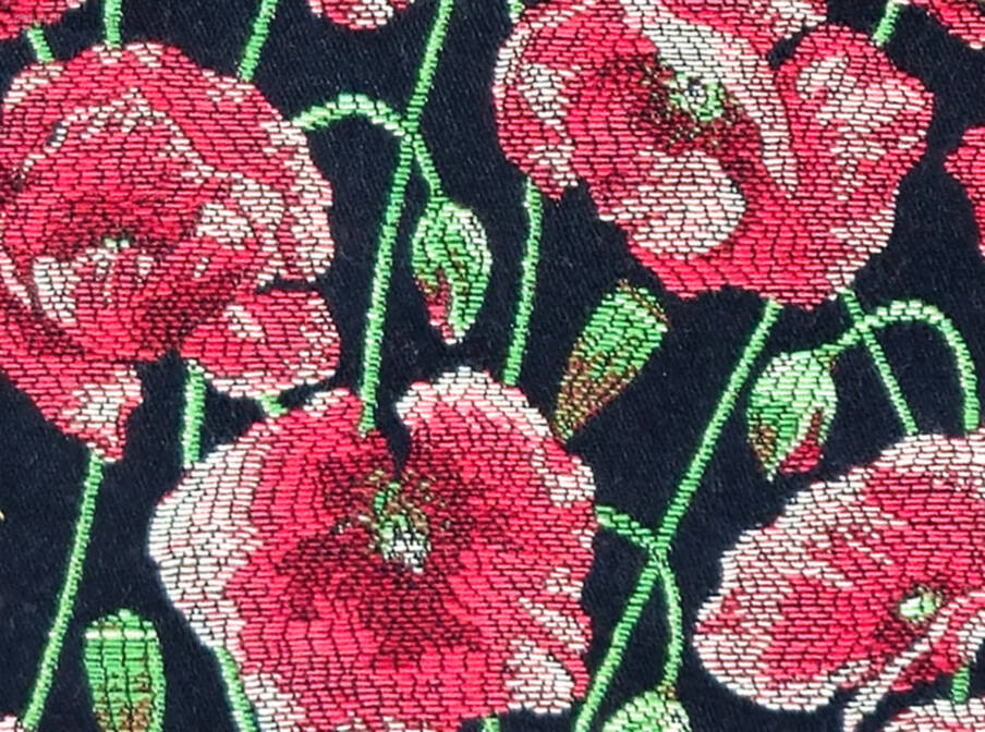 Klaprozentuin Sierkussens Klaprozen - Mille Fleurs Tapestries