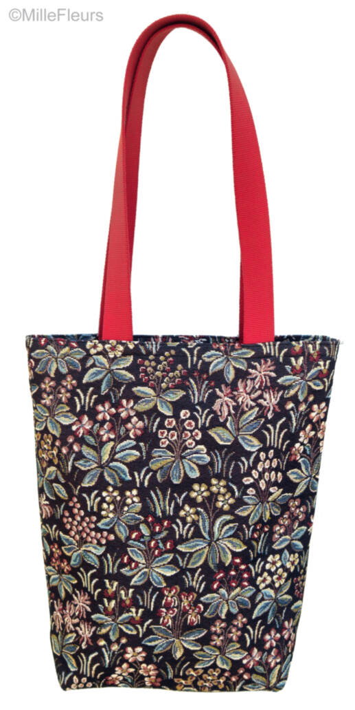 Millefleurs Tote Bags Flowers - Mille Fleurs Tapestries