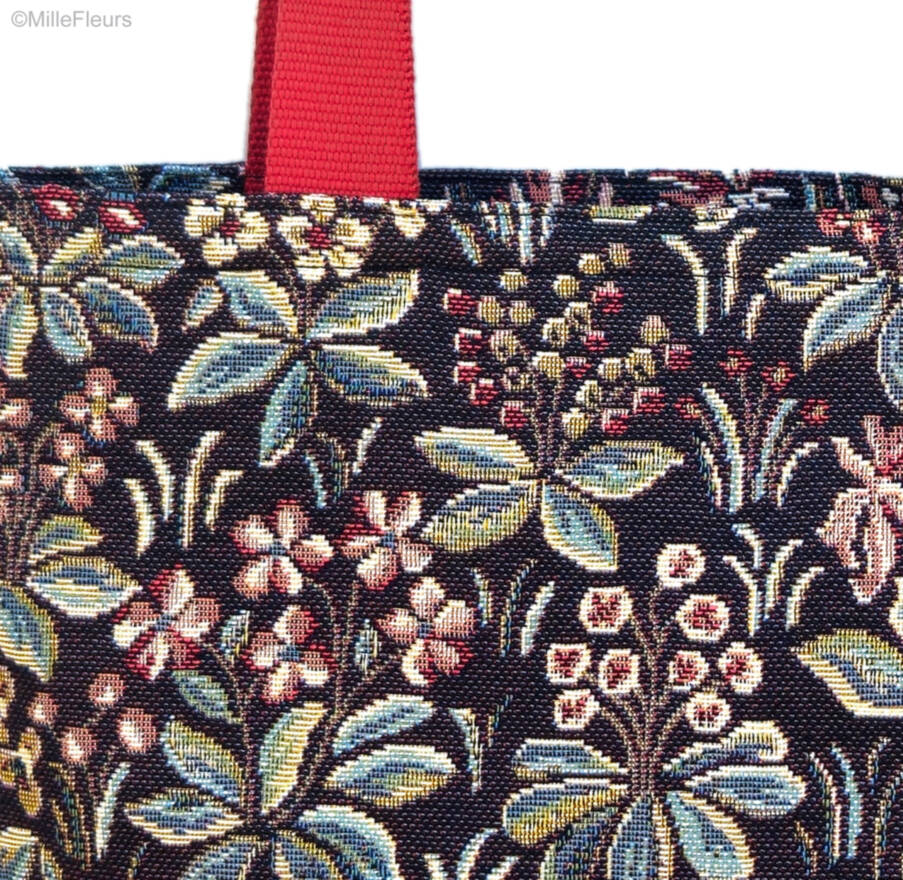 Millefleurs Tote Bags Flowers - Mille Fleurs Tapestries