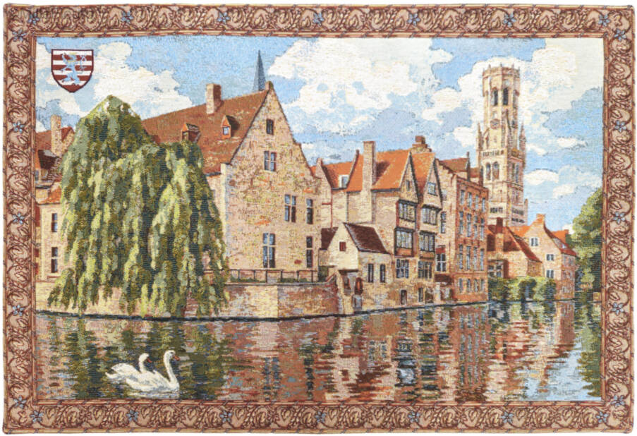 Rozenhoedkaai, Bruges Wall tapestries Bruges and Flanders - Mille Fleurs Tapestries