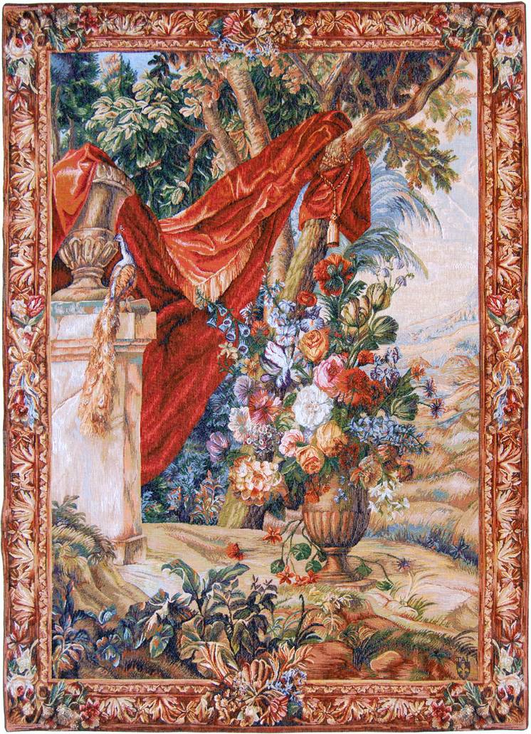 Bouquet with Drape Wall tapestries Classic Flower Arrangements - Mille Fleurs Tapestries