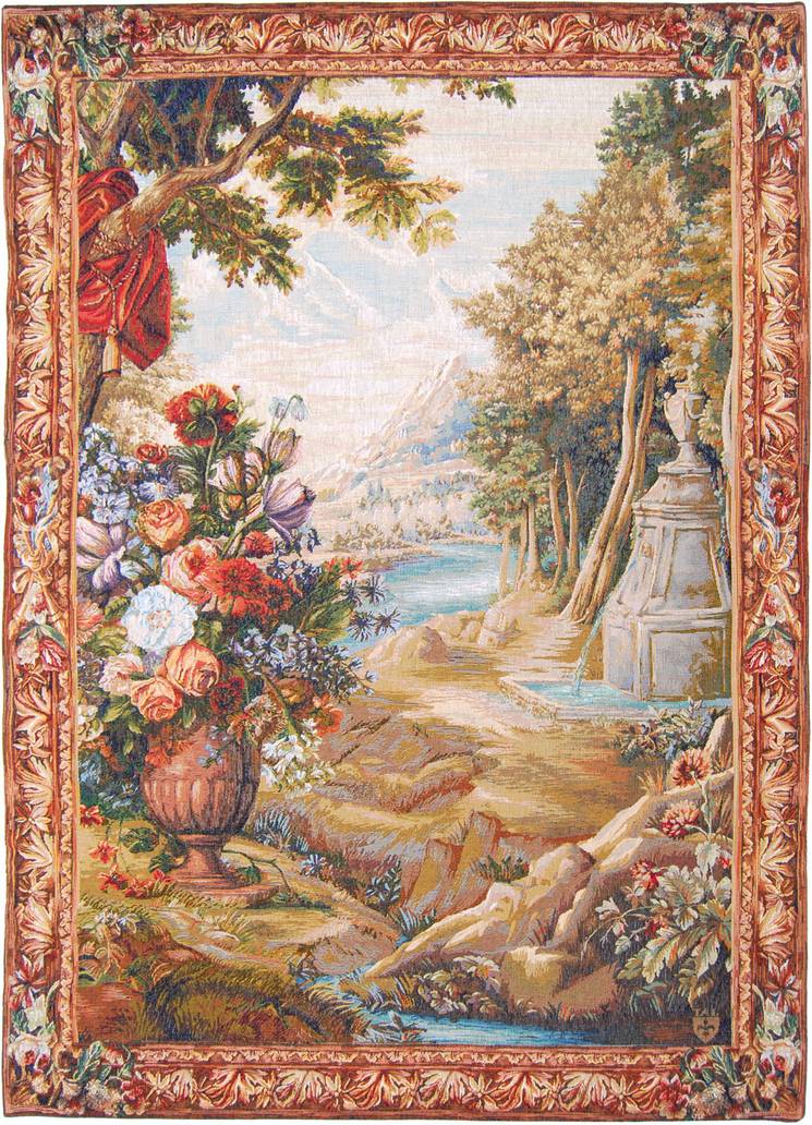 Bouquet with Drape Wall tapestries Classic Flower Arrangements - Mille Fleurs Tapestries