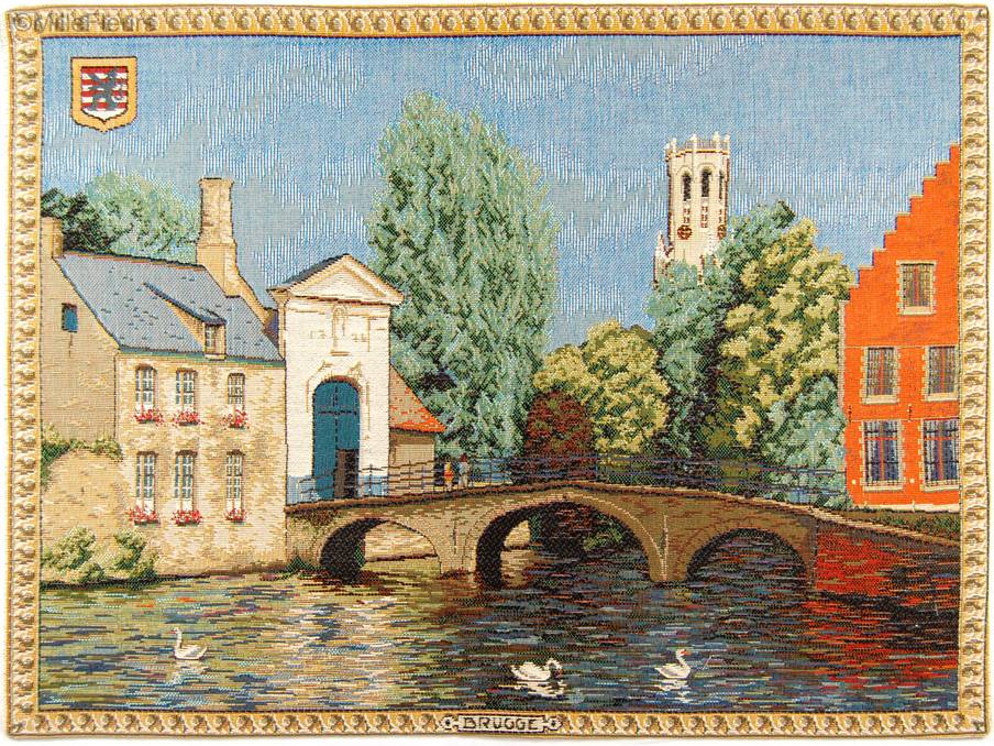 Béguinage, Bruges Tapisseries murales Bruges et la Flandre - Mille Fleurs Tapestries