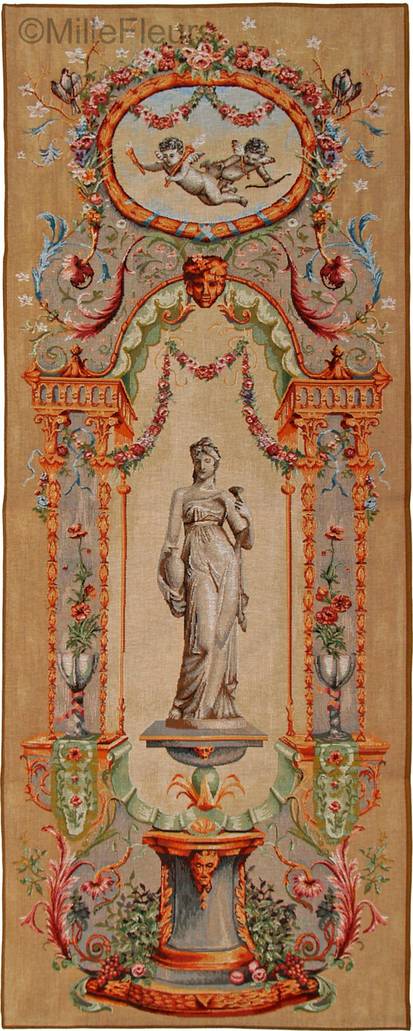 Empire Door Panel Wall tapestries Empire and Neoclassical - Mille Fleurs Tapestries