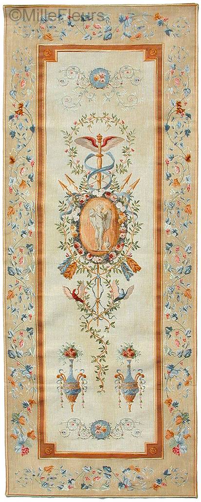 Panel With Cupid Wall tapestries Romantic and Pastoral - Mille Fleurs Tapestries