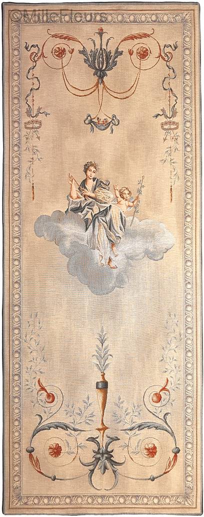 Panel Lady Wall tapestries Empire and Neoclassical - Mille Fleurs Tapestries