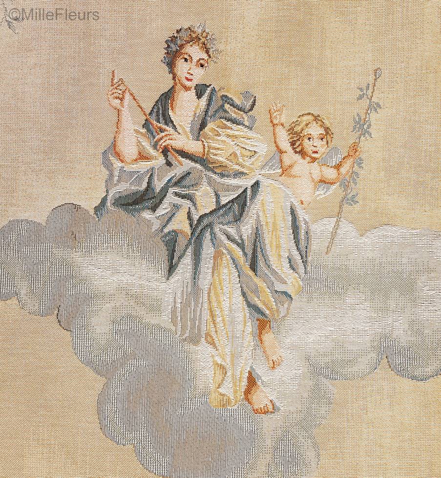 Panel Lady Wall tapestries Empire and Neoclassical - Mille Fleurs Tapestries