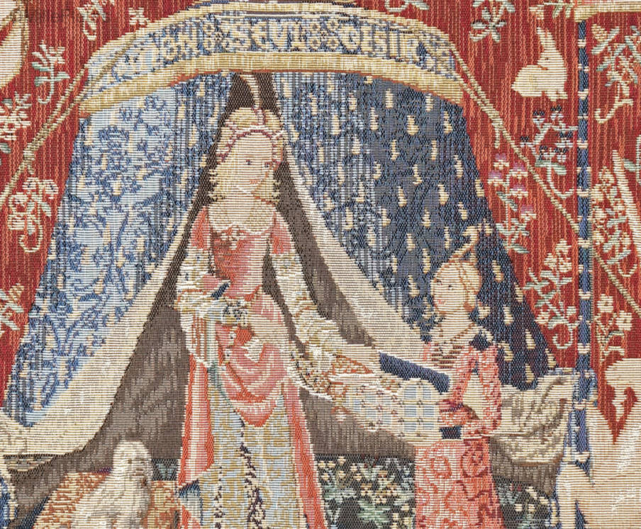 Aan mijn enige Verlangen Wandtapijten Dame en de Eenhoorn - Mille Fleurs Tapestries