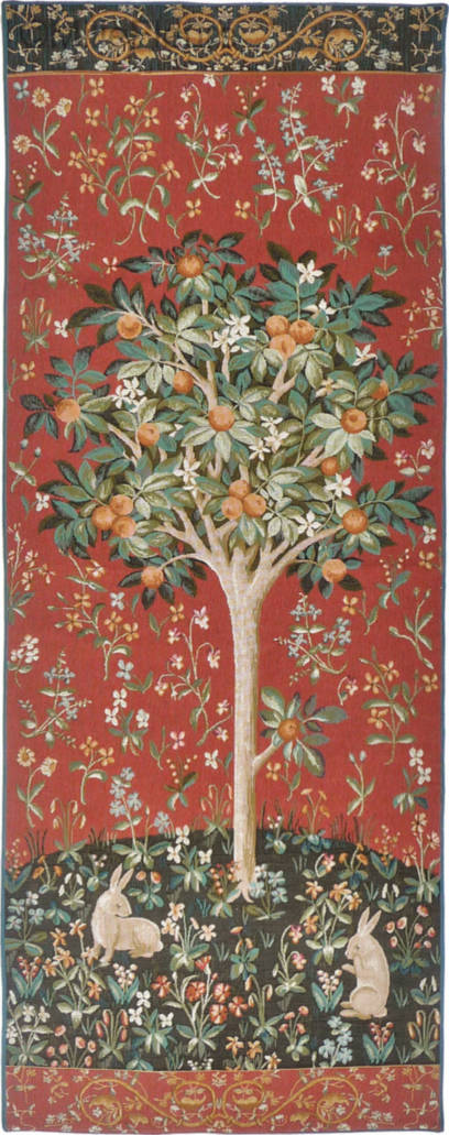 Orange Tree Wall tapestries Lady and the Unicorn - Mille Fleurs Tapestries