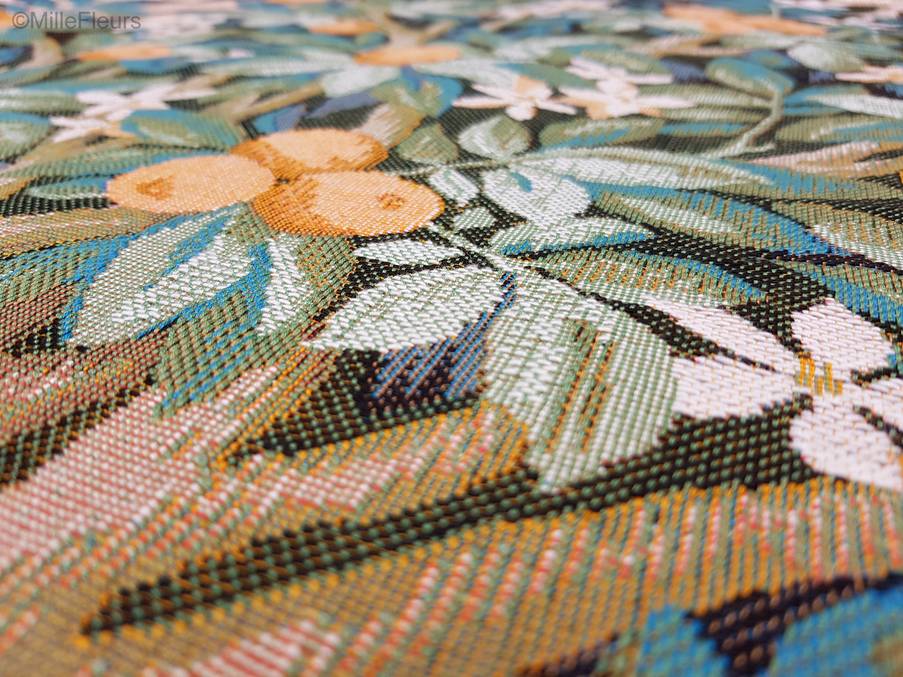 Naranjo Tapices de pared Dama con Unicornio - Mille Fleurs Tapestries