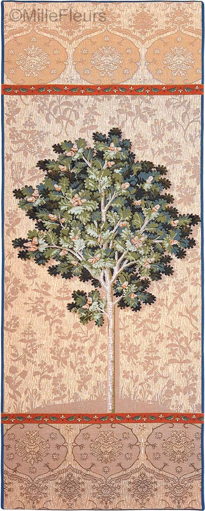Oak Tree Wall tapestries Lady and the Unicorn - Mille Fleurs Tapestries